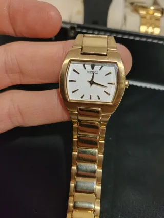 Reloj Seiko Dorado Mujer vintage
