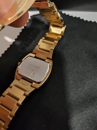 Reloj Seiko Dorado Mujer vintage