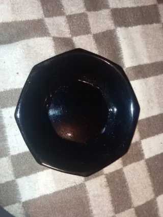 Lote 3 Platos Porcelana Blanco y Negro