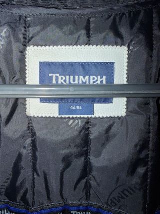 Chaqueta Moto Piel Triumph Talla L