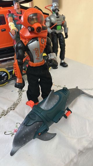 Action Man: Coche, Moto de Agua y Muñecos