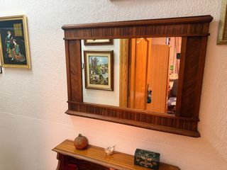 Espejo antiguo madera