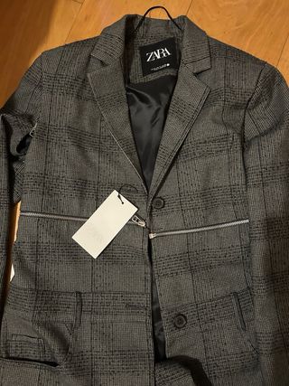 Traje Zara Chaqueta y Pantalón Cuadros