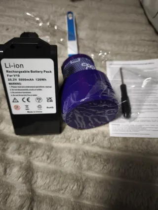 Bateria Li-ion compatível com o dyson V10 25.2V 50