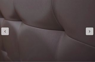 Cabezal Cama Piel Marrón 135cm