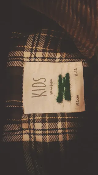 Abrigo niño Brotes estilo Barbour azul marino