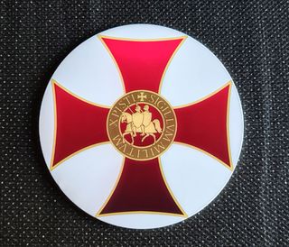 Chapa redonda Orden del Temple
