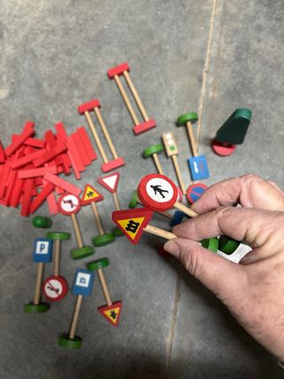 Juego Educación Vial Madera Señales Tráfico