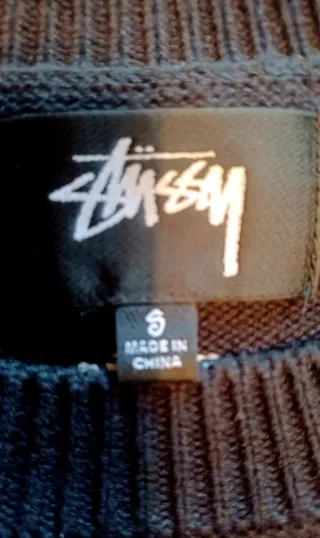 Jersey Stussy Corona Negro Blanco