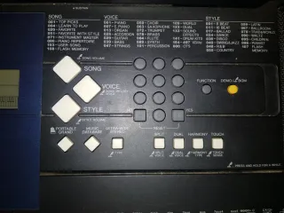 Órgano Yamaha PSR E333 y soporte