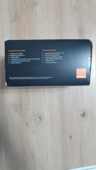 Descodificador Orange TV 4K Android TV (KSTB6130)