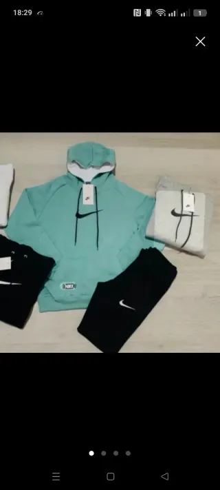 Chándal Nike Verde Azulado