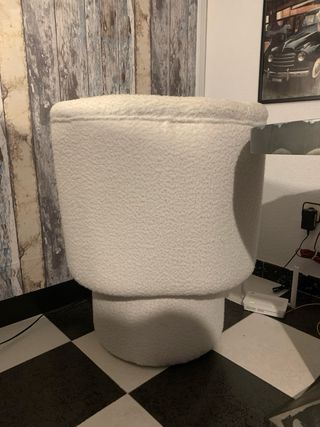 Juego 2 sillones blancos