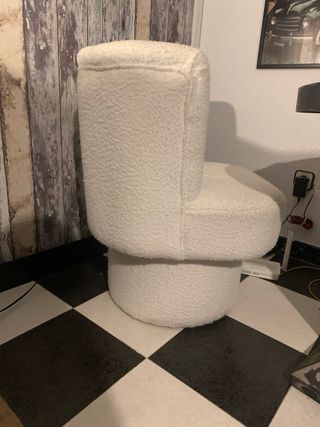 Juego 2 sillones blancos