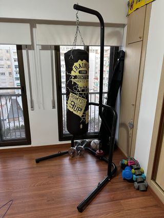 Saco de boxeo DOMYOS con soporte