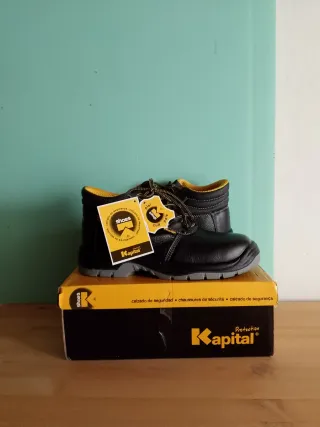 Zapatos de seguridad Kapital negros y grises