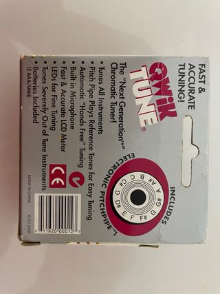 Afinador Qwik Tune QT12 Cromático Automático