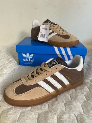 Adidas Gazelle Beige/Marrón