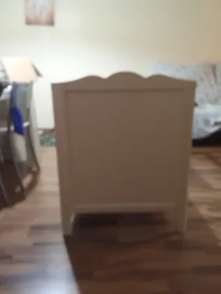 Cuna bebé con colchón y funda