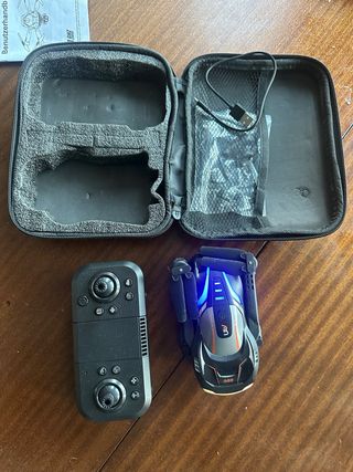 Drone con control remoto y estuche