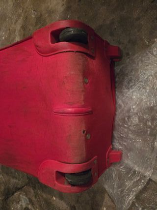 Valigia trolley Carpisa rossa con tasca