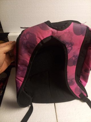 Mochila Silver con calaveras
