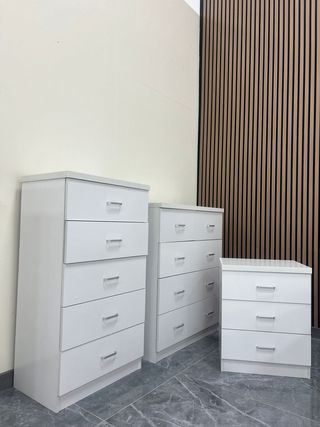 Muebles dormitorio blancos NUEVOS oferta