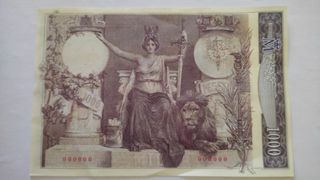Réplica Billete 1000 Pesetas Banco de España
