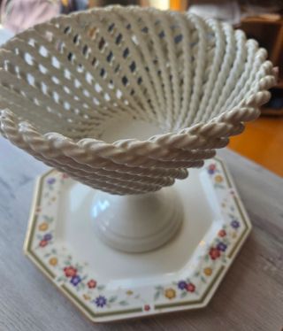 Vaso centrotavola porcellana fiori