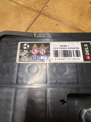 Batería Dels 12V 55Ah