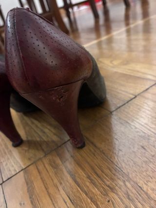 Scarpe Sergio Rossi n.37 grigio/bordeaux