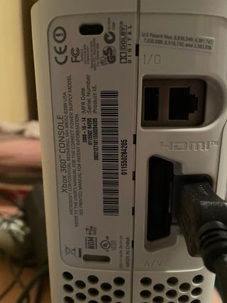 Xbox 360 Microsoft Bianco compresi 2 joystick