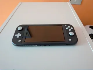Nintendo Switch Lite Gris, funda, cargador origina