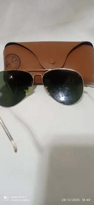 Gafas Ray-Ban Aviator Cristales Rayados