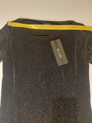 Abito donna glitter manica 3/4 tg U