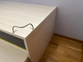 Cama nido con escritorio integrado juvenil LAGRAMA