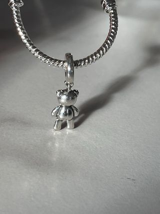 Charm oso circonitas. Plata S925. NUEVO