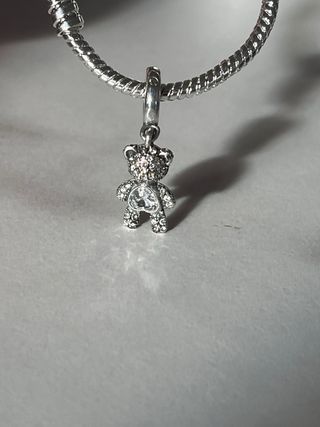 Charm oso circonitas. Plata S925. NUEVO