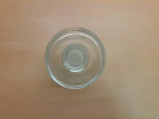 Ampolla in vetro decorata a mano