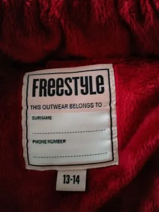 Chaqueta roja niña 13-14 años