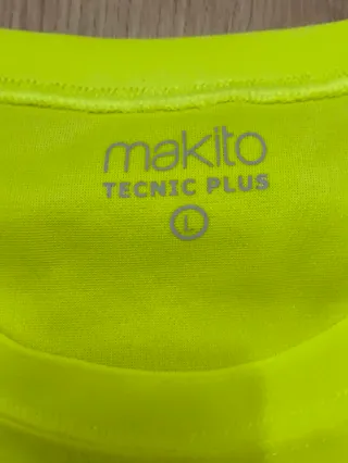 Camiseta tejido térmico amarilla