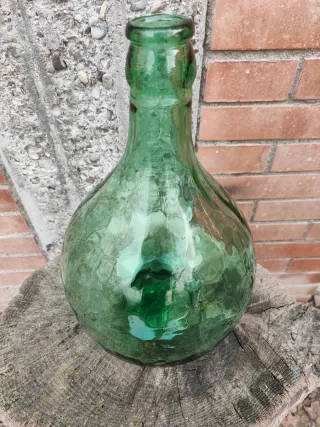 Damigiana in vetro verde 5 litri