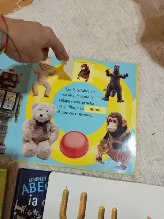 Lote libros ingles, frances..leer-trazar oscuridad