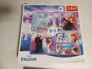 Pack 3+1 Puzzles Frozen Trefl 4+