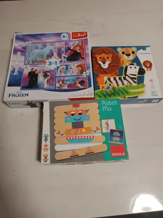 Pack 3+1 Puzzles Frozen Trefl 4+