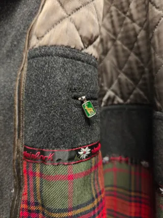 Loden originale Steinbock grigio scurissimo