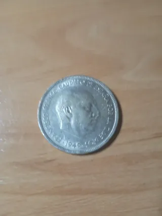 Moneda Franco 5 Pesetas 1949