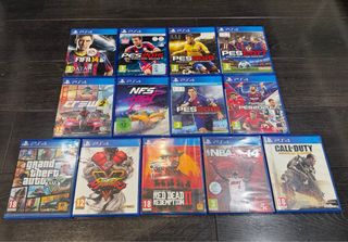 Consola PS4 2Tb + 2 mandos + 13 juegos + cargador