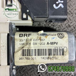 1K0959703 Elevalunas trasero izquierdo VW touran 1T2