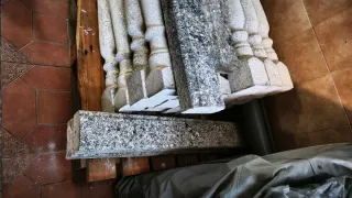 37 balaustres de piedra 90x11x11